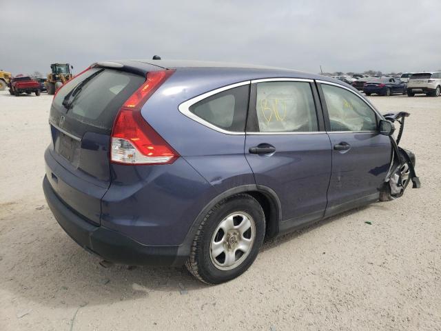 3CZRM3H38EG714368 - 2014 HONDA CR-V LX BLUE photo 3