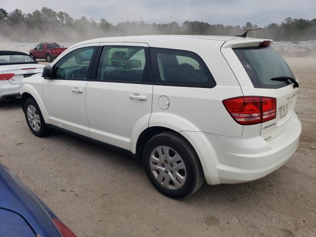 3C4PDCAB7ET258773 - 2014 DODGE JOURNEY SE WHITE photo 2