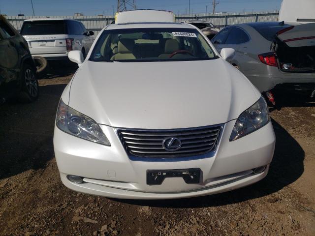 JTHBJ46G092287258 - 2009 LEXUS ES 350 WHITE photo 5