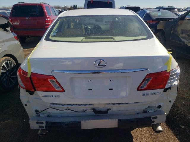 JTHBJ46G092287258 - 2009 LEXUS ES 350 WHITE photo 6