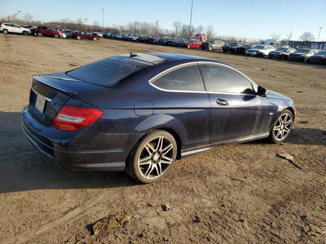 WDDGJ4HB7DG067612 - 2013 MERCEDES-BENZ C 250 BLUE photo 3