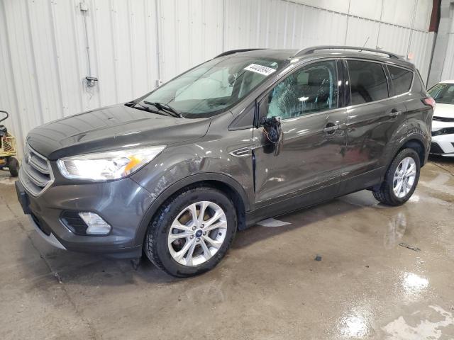 1FMCU0HD7JUB98669 - 2018 FORD ESCAPE SEL GRAY photo 1