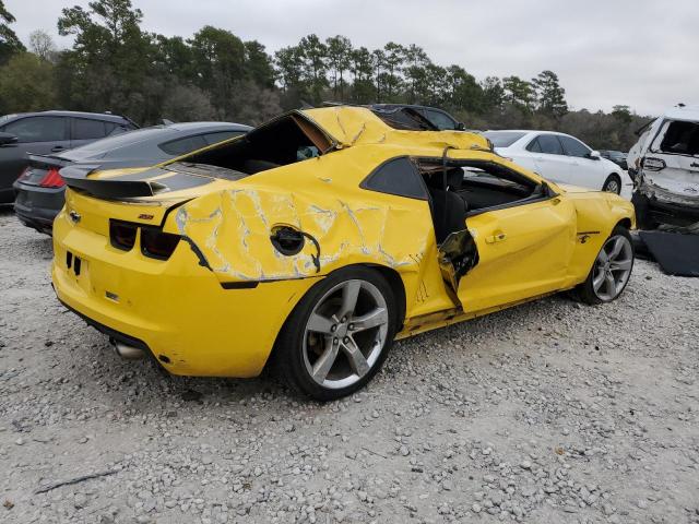 2G1FB1ED6B9110560 - 2011 CHEVROLET CAMARO LT YELLOW photo 3