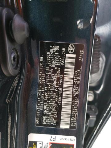 4T1BF1FK9EU728773 - 2014 TOYOTA CAMRY L CHARCOAL photo 12