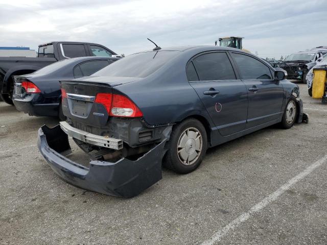 JHMFA3F22AS005139 - 2010 HONDA CIVIC HYBRID BLUE photo 3