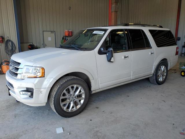 1FMJK2AT1FEF30035 - 2015 FORD EXPEDITION EL LIMITED WHITE photo 1
