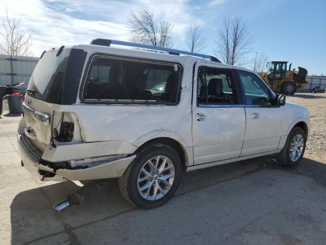 1FMJK2AT1FEF30035 - 2015 FORD EXPEDITION EL LIMITED WHITE photo 3