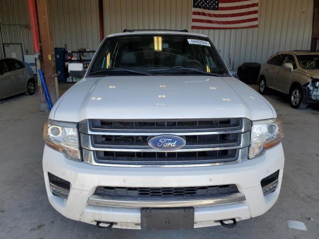 1FMJK2AT1FEF30035 - 2015 FORD EXPEDITION EL LIMITED WHITE photo 5