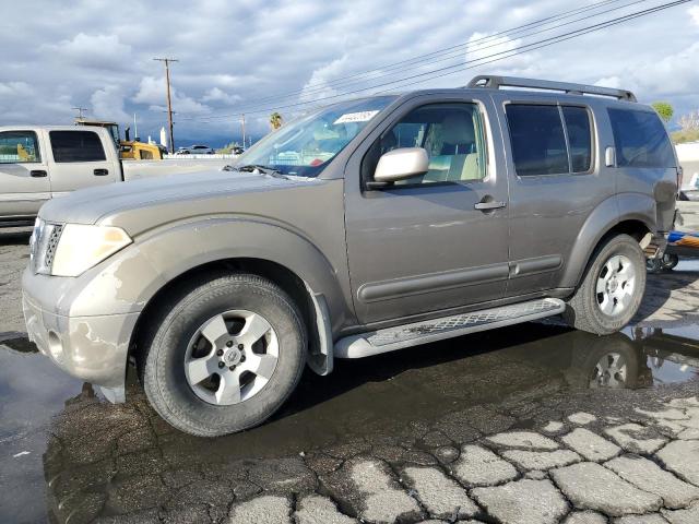 5N1AR18U45C788595 - 2005 NISSAN PATHFINDER LE ნაცრისფერი ფოტო 1