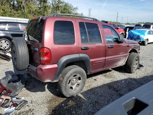 1J4GL58K53W671457 - 2003 JEEP LIBERTY LIMITED BURGUNDY photo 3