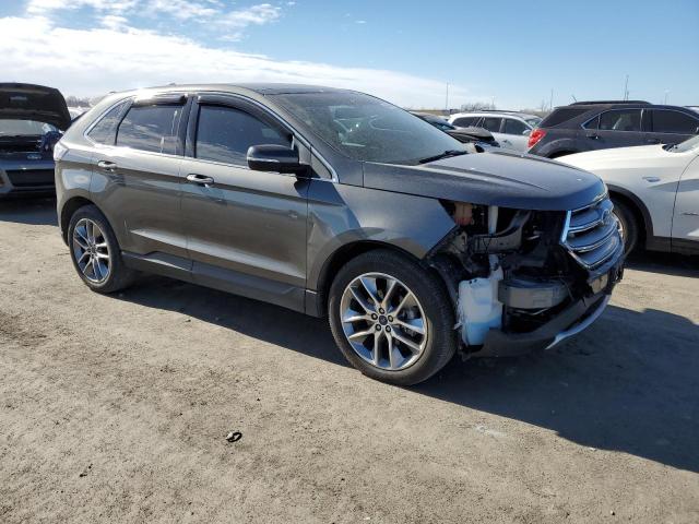 2FMPK3K98GBB51937 - 2016 FORD EDGE TITANIUM GRAY photo 4