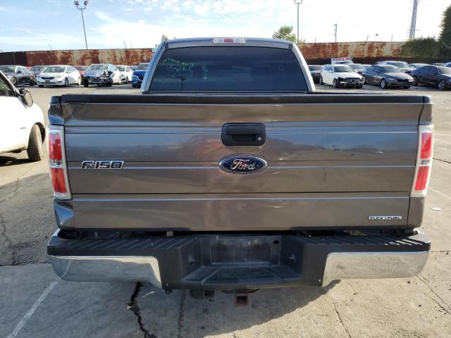 1FTFX1CF5CFC80043 - 2012 FORD F150 SUPER CAB GRAY photo 6