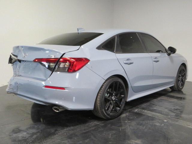 2HGFE2F58NH606421 - 2022 HONDA CIVIC SPORT GRAY photo 3