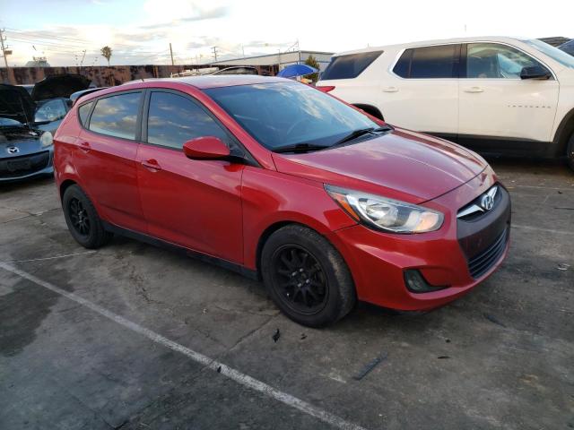 KMHCT5AEXEU141732 - 2014 HYUNDAI ACCENT GLS MAROON photo 4