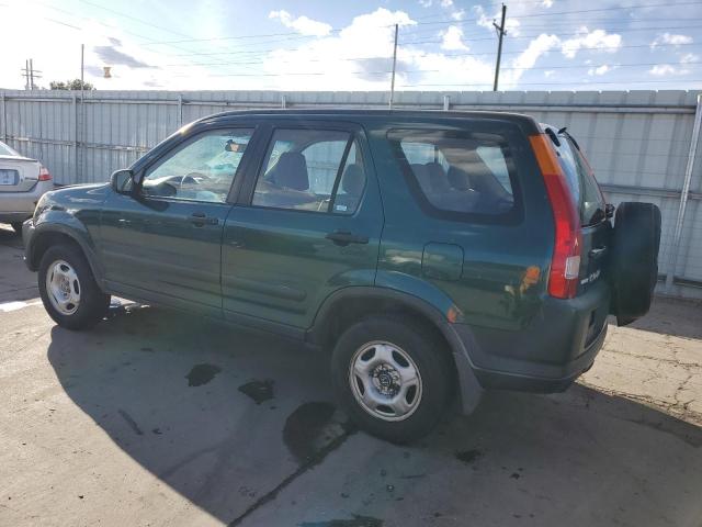 JHLRD68423C016034 - 2003 HONDA CR-V LX TEAL photo 2