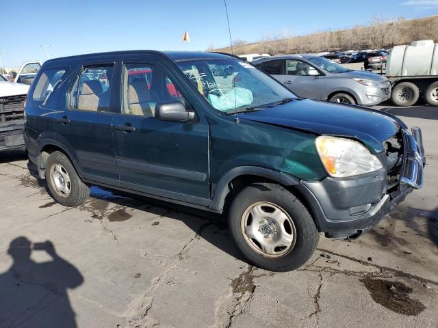 JHLRD68423C016034 - 2003 HONDA CR-V LX TEAL photo 4