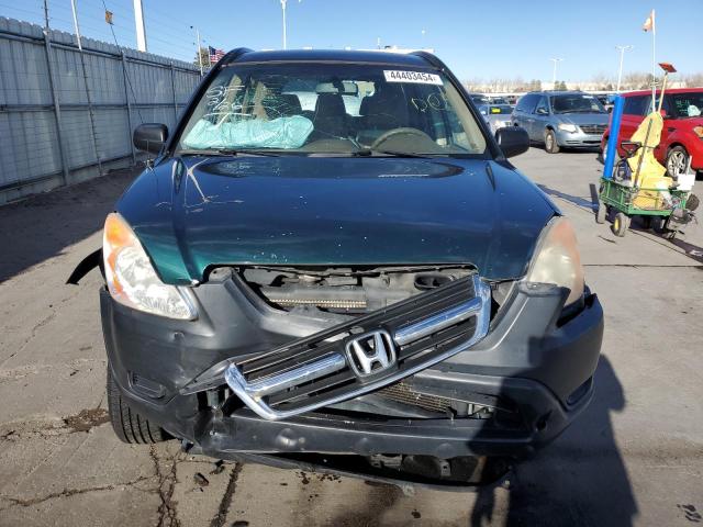 JHLRD68423C016034 - 2003 HONDA CR-V LX TEAL photo 5