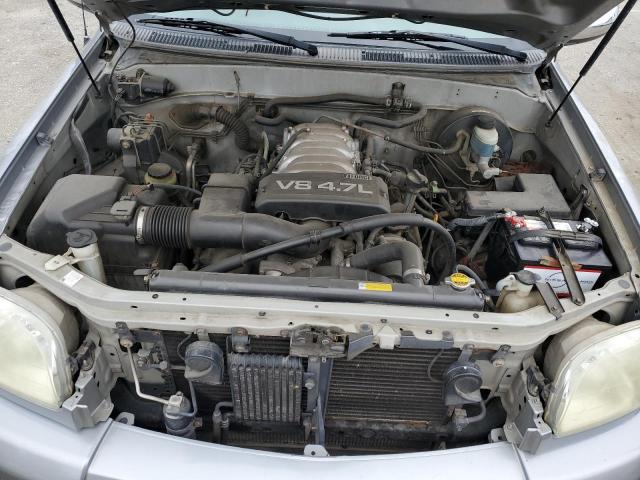 5TBRT34123S362862 - 2003 TOYOTA TUNDRA ACCESS CAB SR5 SILVER photo 11