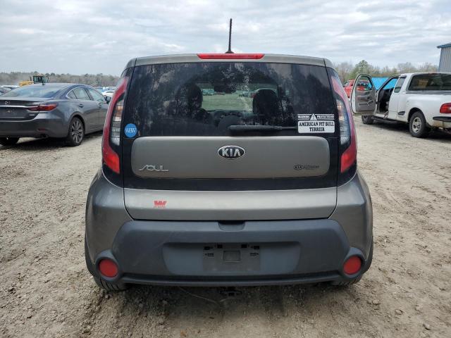 KNDJP3A54F7201847 - 2015 KIA SOUL + GRAY photo 6