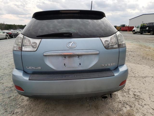 2T2HK31U77C002730 - 2007 LEXUS RX 350 BLUE photo 6