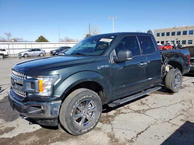 1FTEX1EP0JKF41164 - 2018 FORD F150 SUPER CAB GREEN photo 1