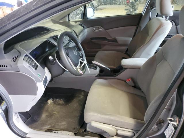 2HGFB2F58CH579856 - 2012 HONDA CIVIC LX GRAY photo 7