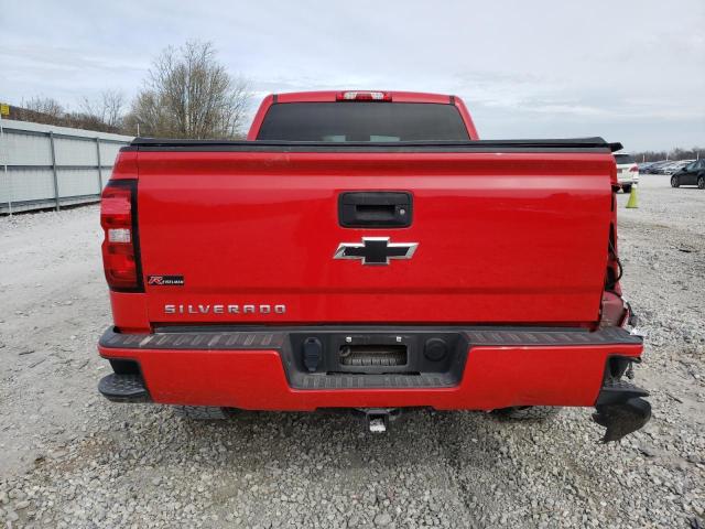 1GCVKPEC5JZ381840 - 2018 CHEVROLET SILVERADO K1500 CUSTOM RED photo 6