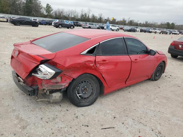 2HGFC2F61MH555664 - 2021 HONDA CIVIC LX RED photo 3