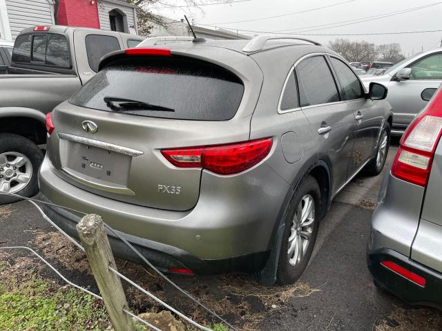 JN8AS1MU5BM111306 - 2011 INFINITI FX35 GRAY photo 4