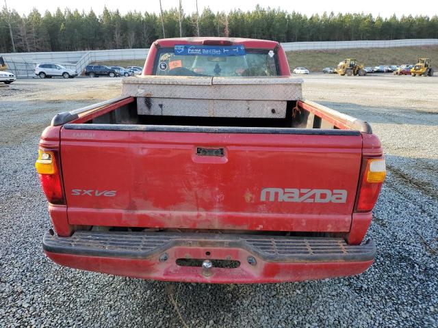 4F4YR12U31TM05873 - 2001 MAZDA B3000 RED photo 6