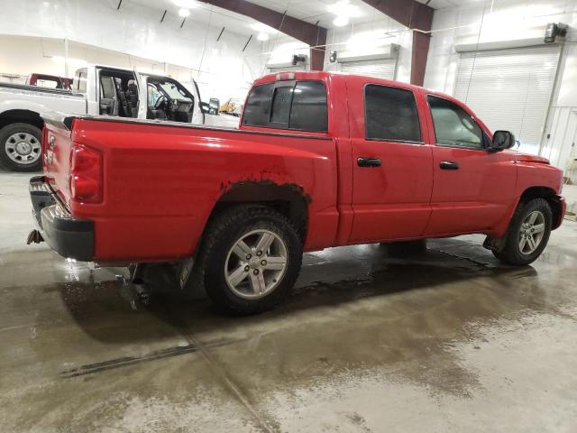 1D7HW48N18S516110 - 2008 DODGE DAKOTA QUAD SLT RED photo 3