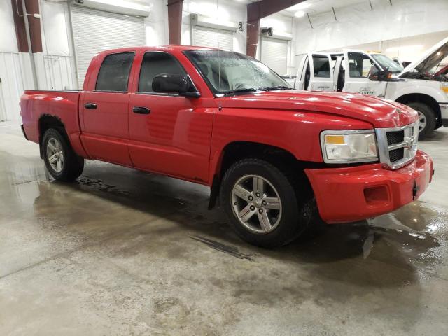 1D7HW48N18S516110 - 2008 DODGE DAKOTA QUAD SLT RED photo 4