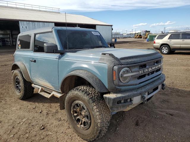 1FMDE5CHXMLA98195 - 2021 FORD BRONCO BASE BLUE photo 4