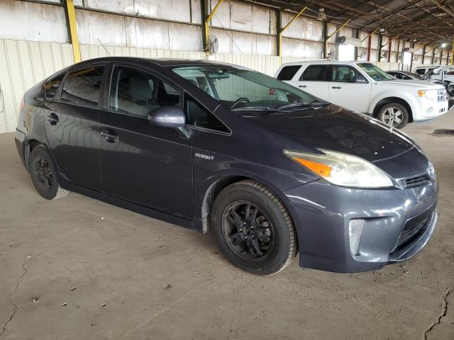 JTDKN3DUXC1597097 - 2012 TOYOTA PRIUS CHARCOAL photo 4