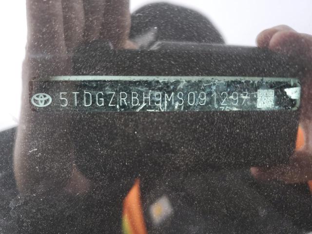 5TDGZRBH9MS091297 - 2021 TOYOTA HIGHLANDER XLE WHITE photo 13