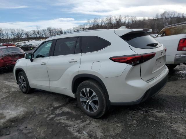 5TDGZRBH9MS091297 - 2021 TOYOTA HIGHLANDER XLE WHITE photo 2