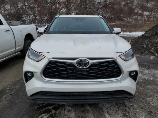 5TDGZRBH9MS091297 - 2021 TOYOTA HIGHLANDER XLE WHITE photo 5