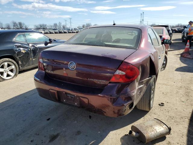 2G4WD582X71117452 - 2007 BUICK LACROSSE CXL BURGUNDY photo 6