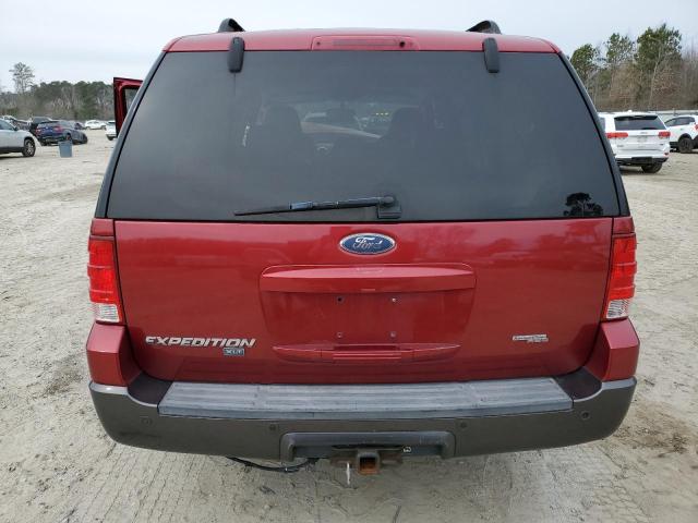 1FMFU16556LA03048 - 2006 FORD EXPEDITION XLT RED photo 6