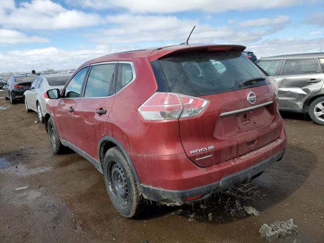 5N1AT2MT1GC756209 - 2016 NISSAN ROGUE S RED photo 2