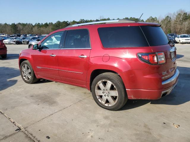 1GKKRTKD5DJ134703 - 2013 GMC ACADIA DENALI MAROON photo 2