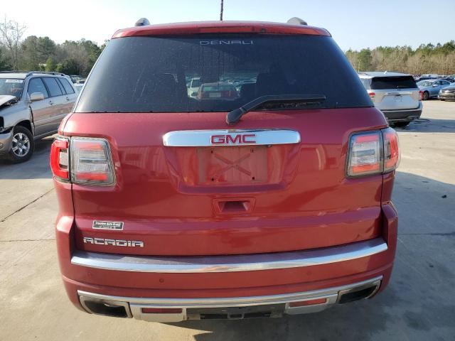 1GKKRTKD5DJ134703 - 2013 GMC ACADIA DENALI MAROON photo 6