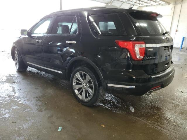 1FM5K7F81JGB11358 - 2018 FORD EXPLORER LIMITED BLACK photo 2