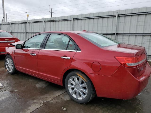 3LNHL2JCXBR756755 - 2011 LINCOLN MKZ RED photo 2