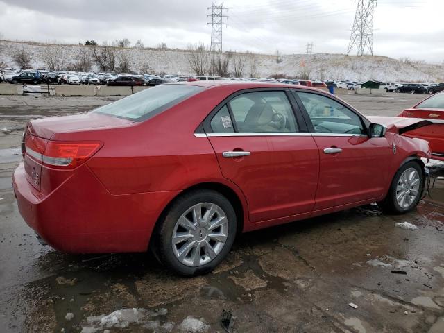 3LNHL2JCXBR756755 - 2011 LINCOLN MKZ RED photo 3