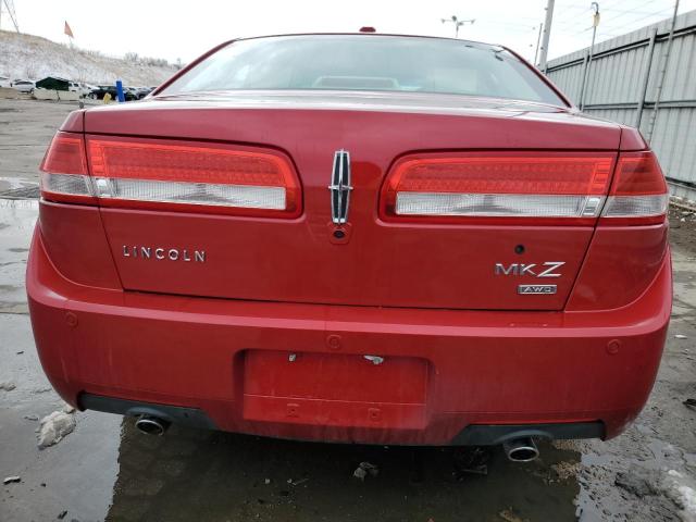 3LNHL2JCXBR756755 - 2011 LINCOLN MKZ RED photo 6