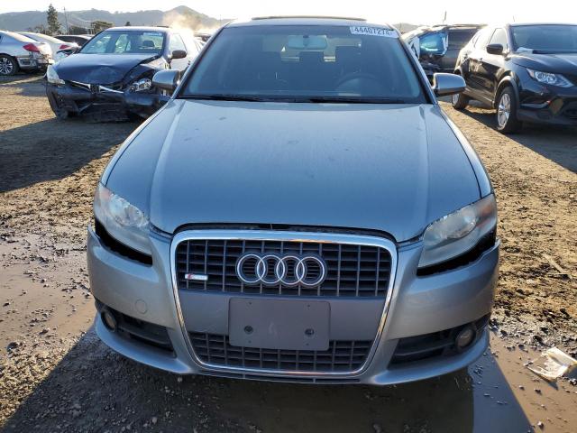 WAUAF78E28A165546 - 2008 AUDI A4 2.0T SILVER photo 5