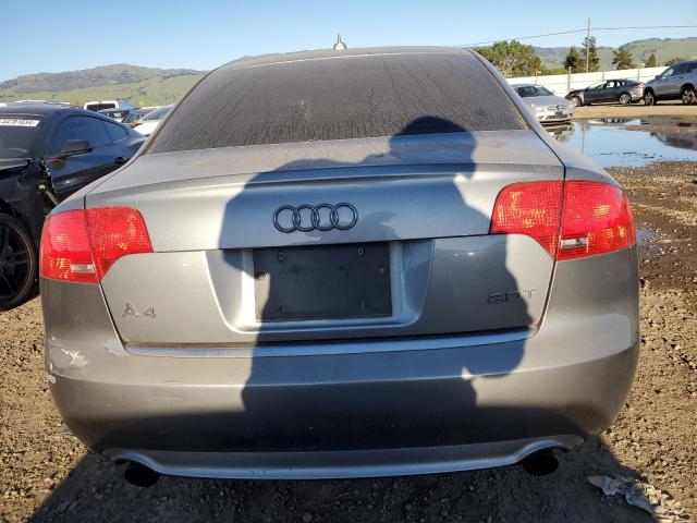 WAUAF78E28A165546 - 2008 AUDI A4 2.0T SILVER photo 6