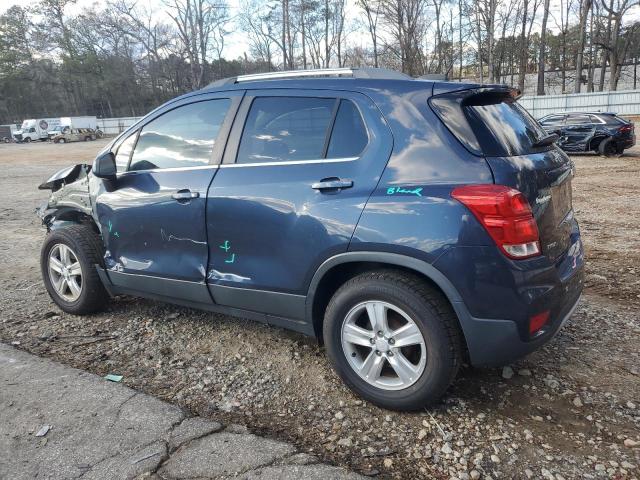 3GNCJLSB2JL259207 - 2018 CHEVROLET TRAX 1LT BLUE photo 2