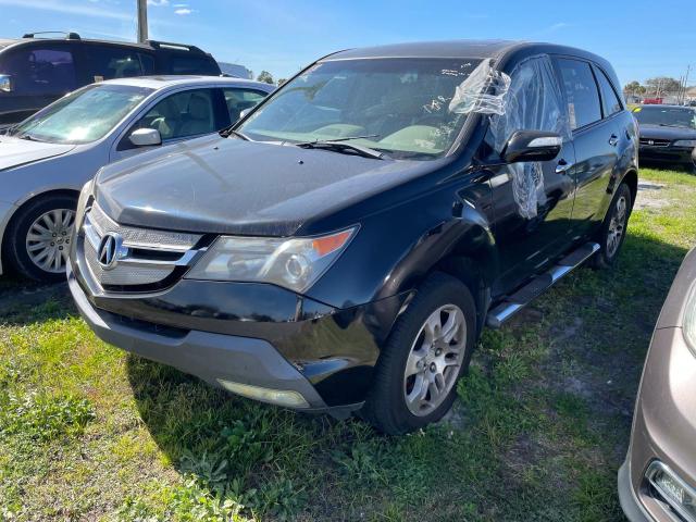 2HNYD28437H501121 - 2007 ACURA MDX TECHNOLOGY BLACK photo 2